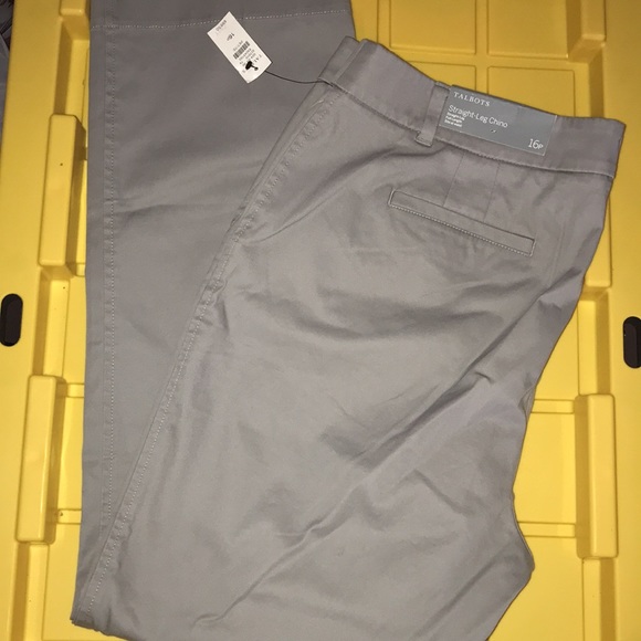 NWT Talbots Gray Pants - Picture 5 of 5